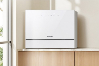 삼성전자 비스포크 카운터탑 식기세척기 6인용  화이트 자동문열림 SAMSUNG-DW30FB300CW0