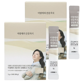 이영애의 건강미식 생생효소 플러스 3g 60포 곡물 발효 효소 LYA-SAENGSAENG-ENZYME-60