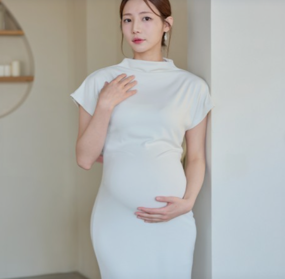 임산부 반목 트임 주수 원피스 만삭 사진 촬영 키작녀 키큰 하객룩 임부복 11199862646