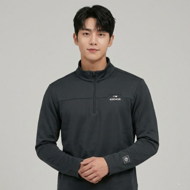 아이더 남성 긴팔티셔츠 집업티 등산 기능성 가을 일상복 상의 흡습속건DMU24203