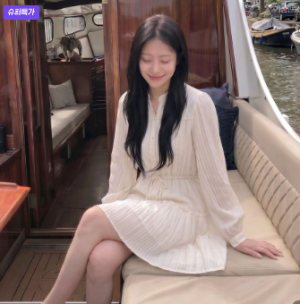 로엠 RE 7부 하이넥 코튼 미디 원피스 (RMOWG23R14) RMOWG26RT3