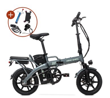 나노휠 커브14 접이식 미니 전기자전거 36V 8Ah 500W 생활형 8521325044