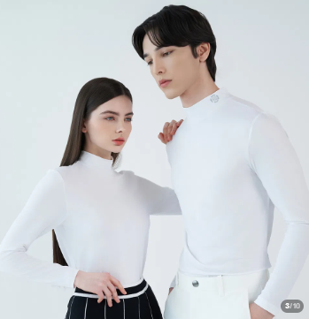 테크스킨 남성 아이스쿨 골프 이너웨어 자외선차단 기능성 긴팔티 8378379145
