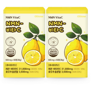 NMN 비타민C 60정 추천, 레몬 비타민C와 천연 NMN 원료를 함께 담은 오리트루 NMN-C OLITRUE-NMNC-60T